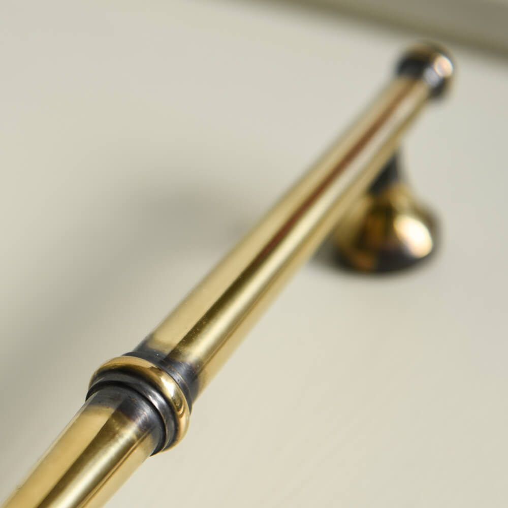 Vintage Antique Brass Regency Cabinet Pull Handle - Elegant Drawer & Cabinet Hardware for Kitchen, Bathroom & Furniture Restoration