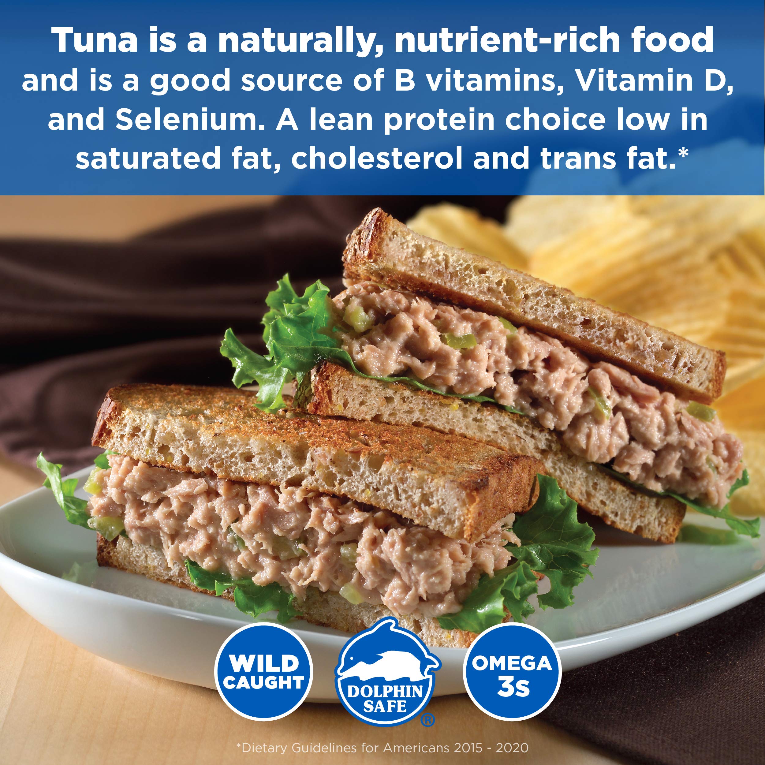 StarKist Low Sodium Chunk White Albacore Tuna in Water - 43 oz Pouch (Pack of 6) | High Protein, Keto & Paleo Friendly | Perfect for Salads, Sandwiches & Meal Prep