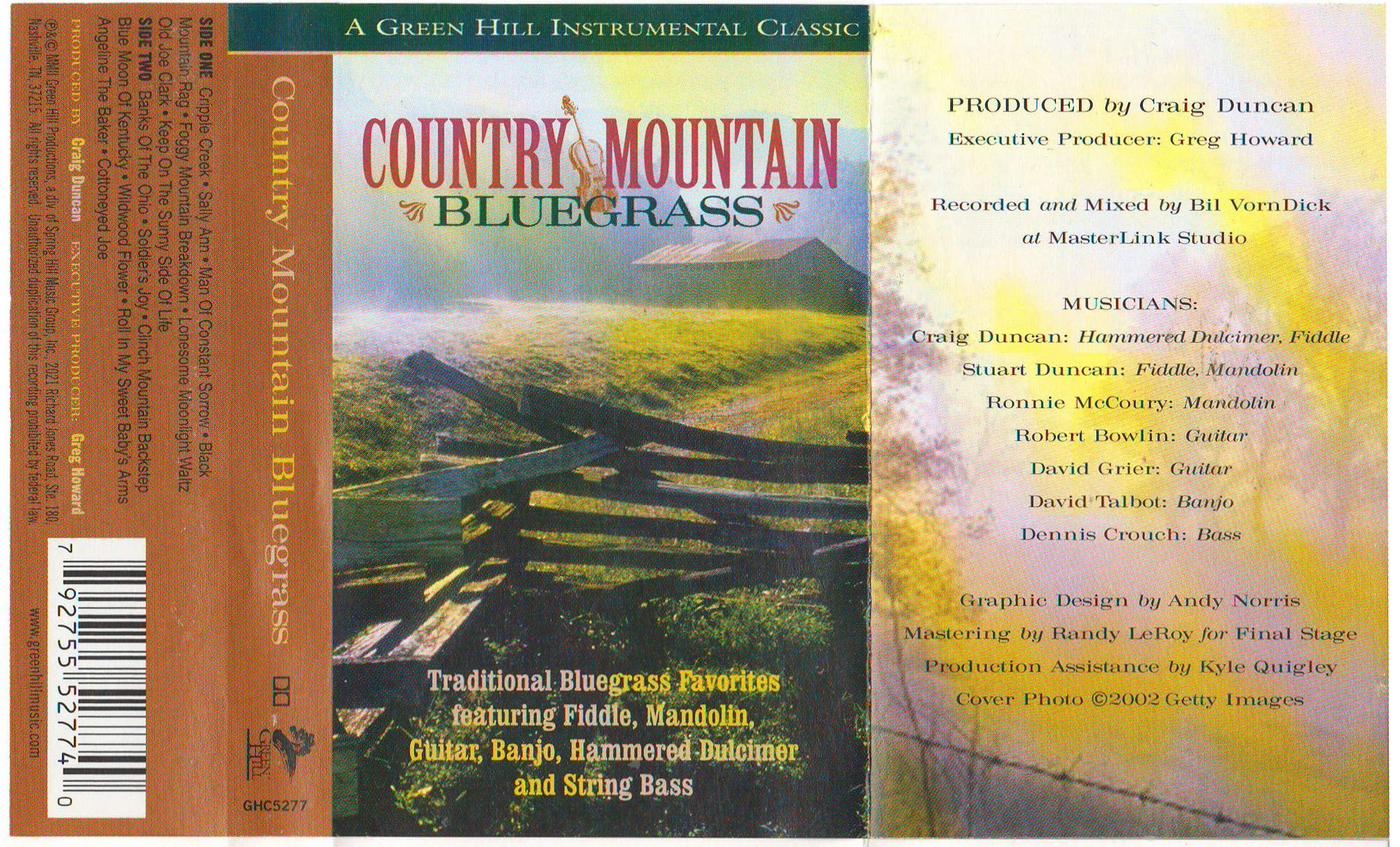 Authentic Country Mountain Bluegrass Music on Audio Cassette Tape – Perfect for Road Trips, Vintage Music Collectors & Relaxing at Home