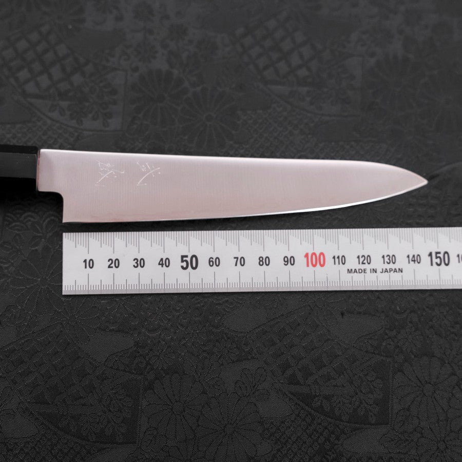 Premium ZDP-189 Steel Petty Knife 150mm - Razor Sharp Japanese Blade with Polished Buffalo Teak Handle - Perfect for Sushi, Vegetables & Precision Kitchen Tasks