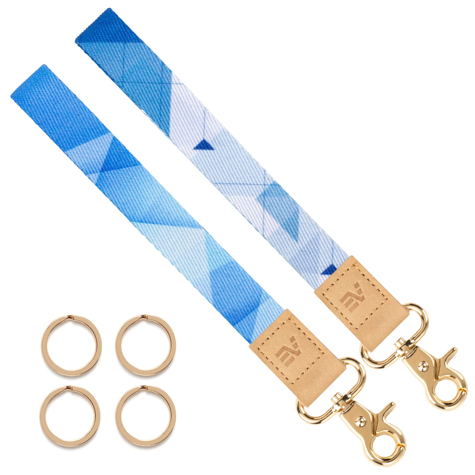EcoVision 2-Pack Keychain Lanyards for Women - Keys & Essentials Holder for Work, Gym, Travel