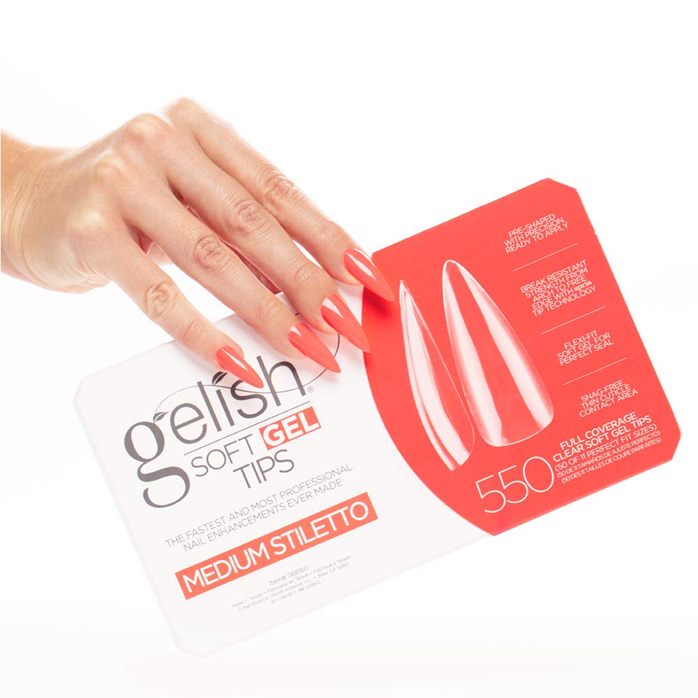 Gelish Soft Gel Nail Polish Bundles - Soak Off Gel Manicure Kit for Salon & Home Use - Long Lasting, Shine & Chip Resistant - Perfect for DIY Nails, Gifts & Professional Nail Artists