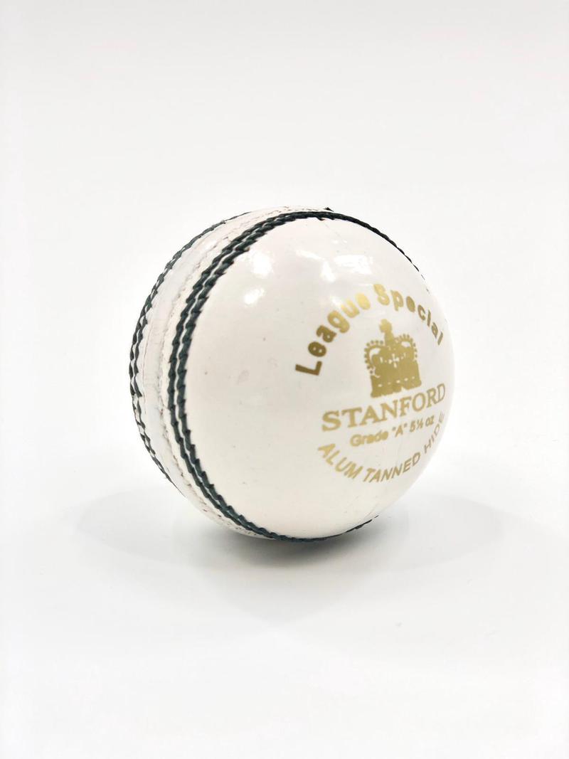Premium SF League Special Cricket Ball - Box of 6 | Professional Grade Leather Cricket Balls for Matches & Practice | Perfect for Club Games, Training Sessions & Competitive Play