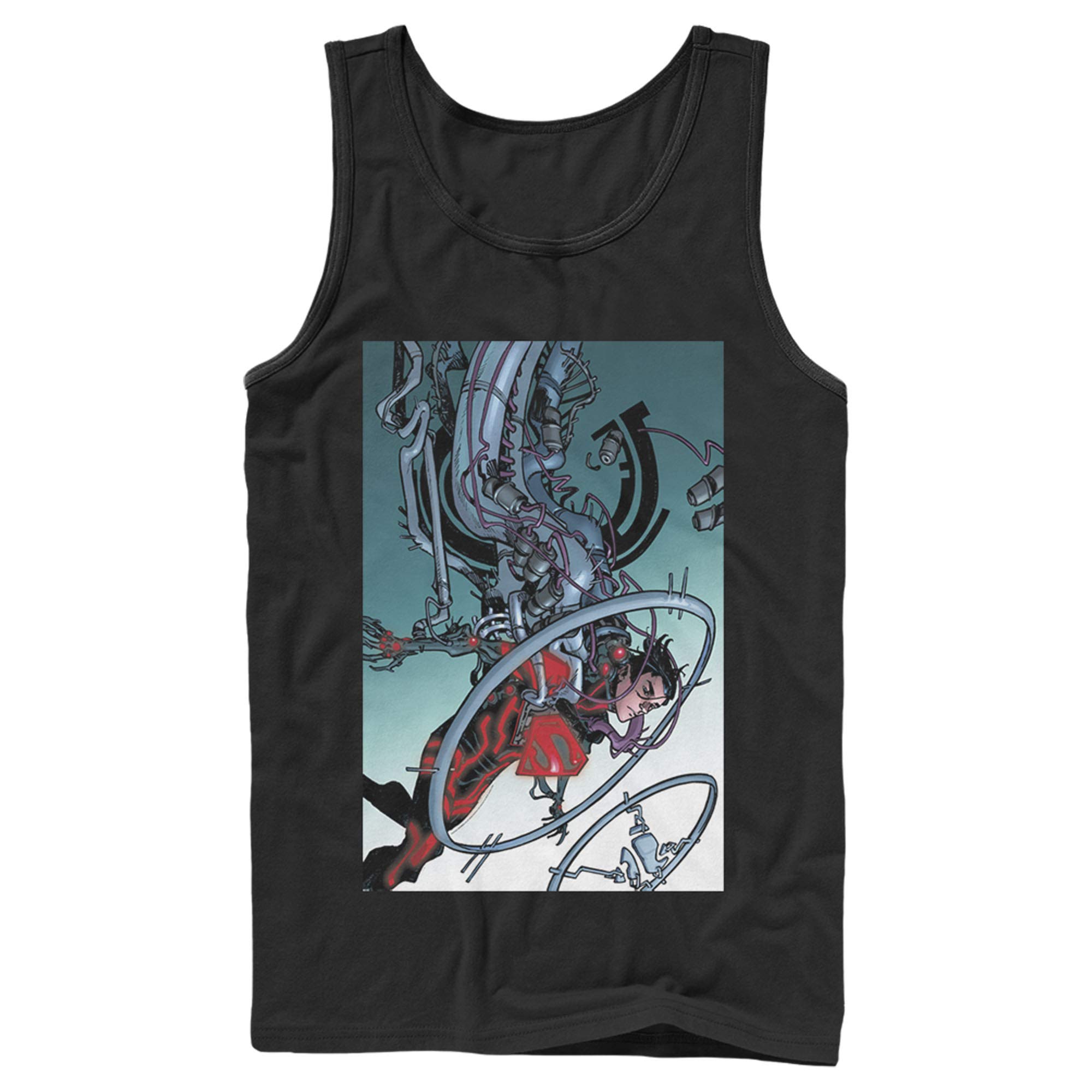 Men's Superman Graphic Tank Top - Casual Summer Wear