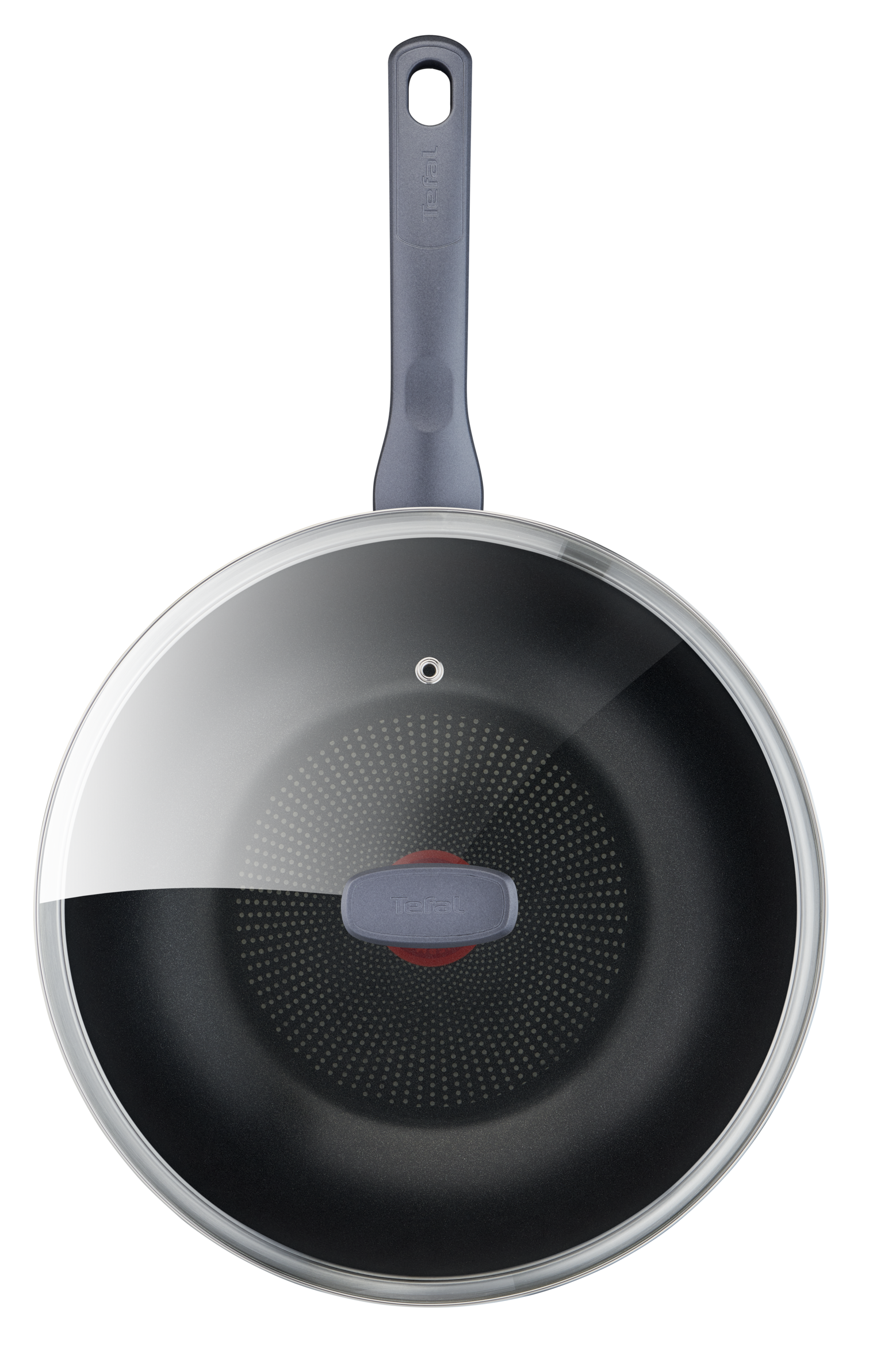 Tefal Daily Cook 28cm Stainless Steel Induction Non-Stick Wok with Lid - Perfect for Stir-Frying, Sautéing & Asian Cooking