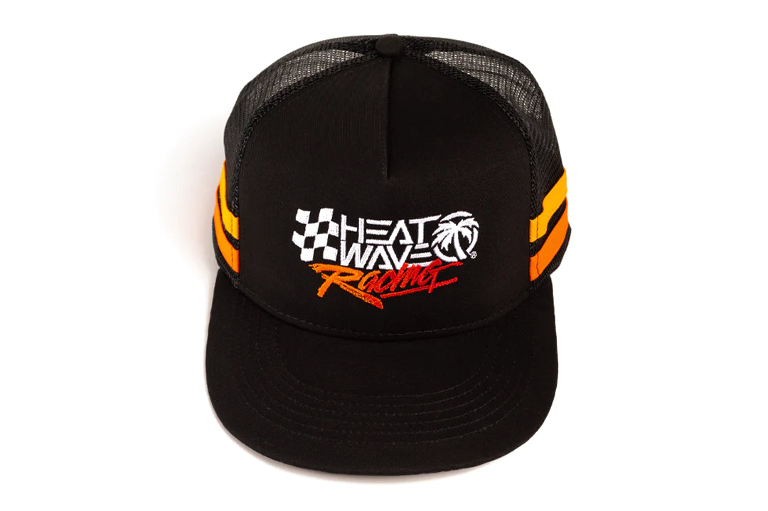 HWV Racing Gradient Trucker Hat - Adjustable Snapback Cap for Men & Women - Stylish Outdoor Sports & Casual Wear
