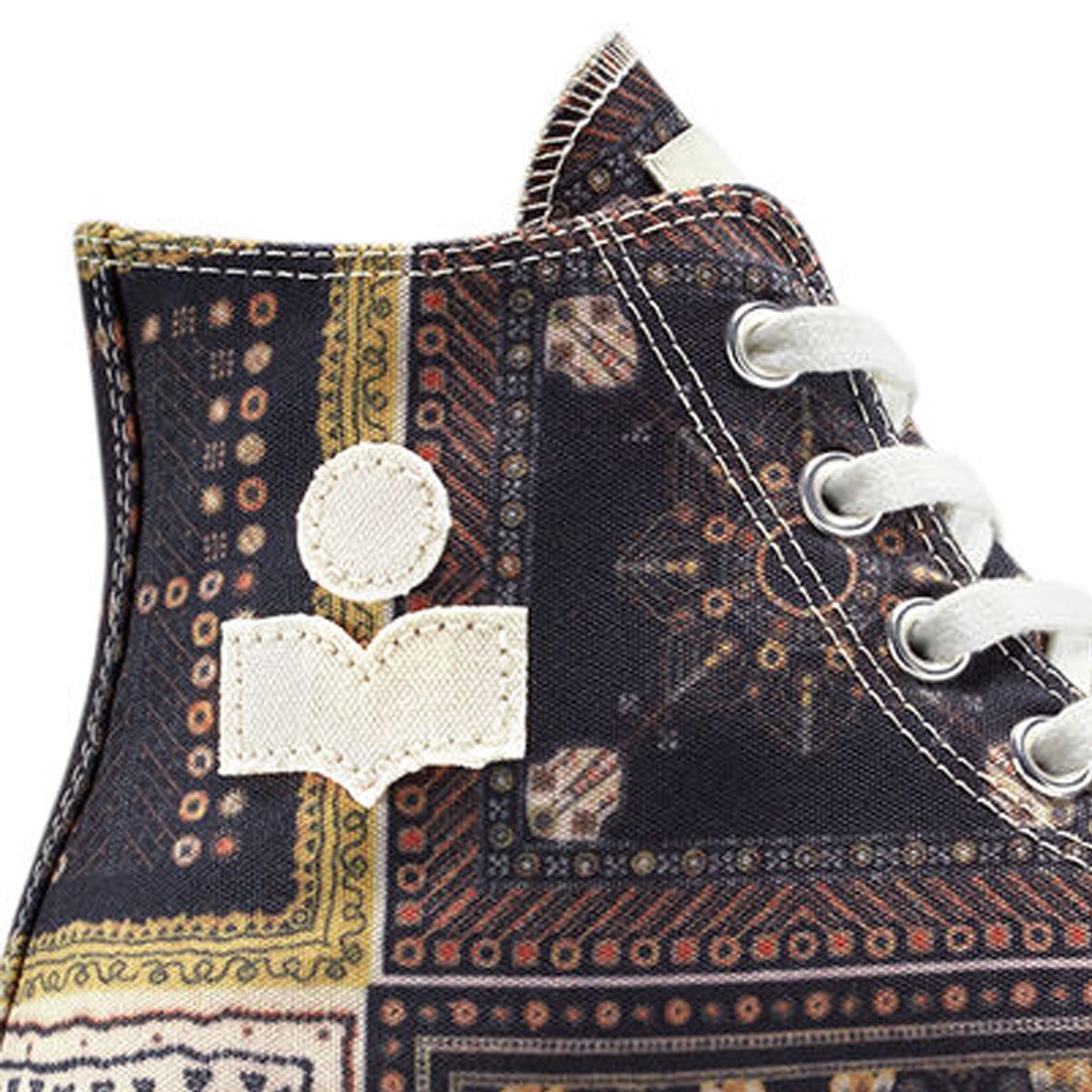 Isabel Marant Chuck 70 Sneakers in Black Vanilla Ice - Stylish High-Top Canvas Shoes for Women | Perfect for Casual Outfits, Streetwear & Everyday Wear