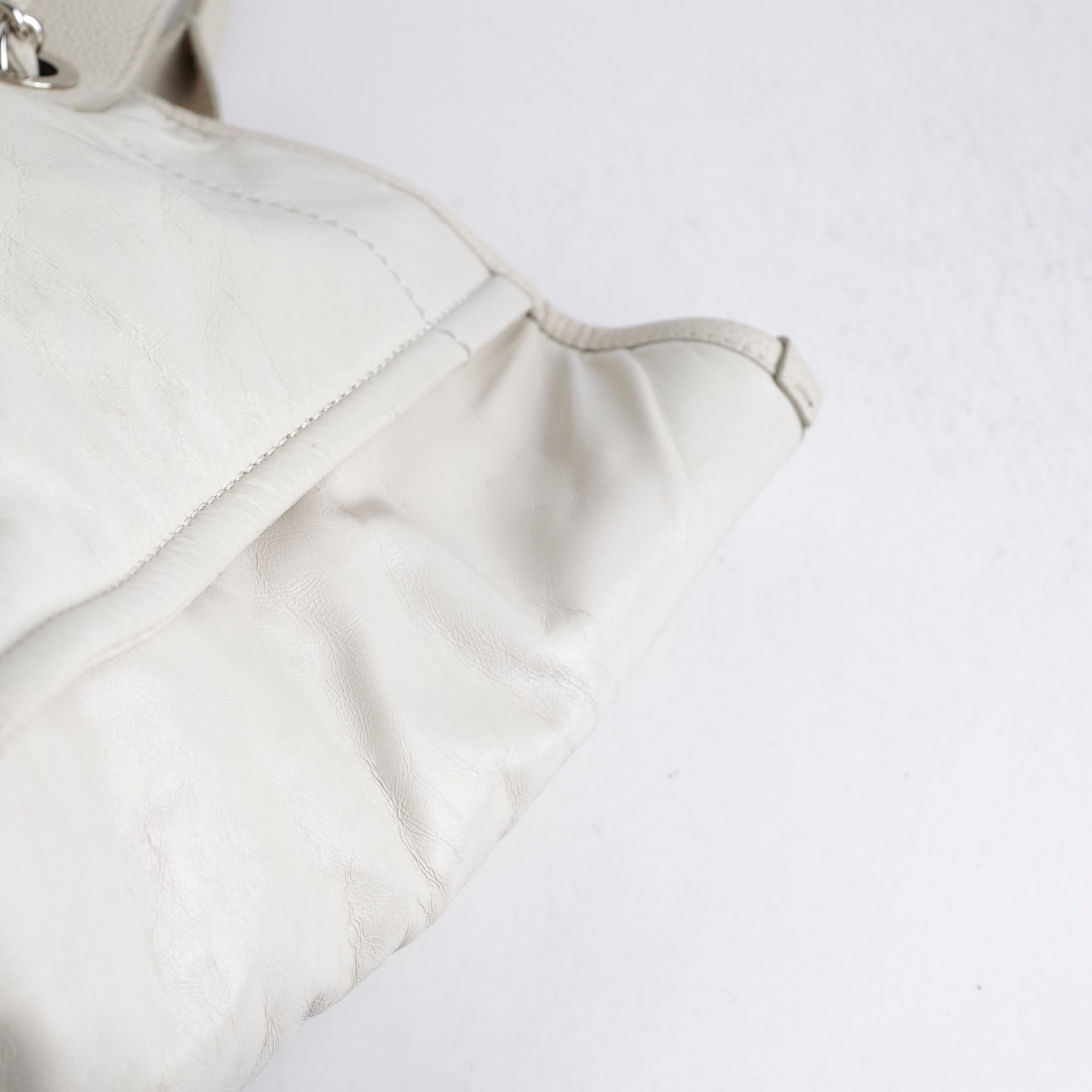 Chanel Calfskin Deauville White Tote Bag - Luxury Leather Handbag for Women | Perfect for Work, Travel & Everyday Use