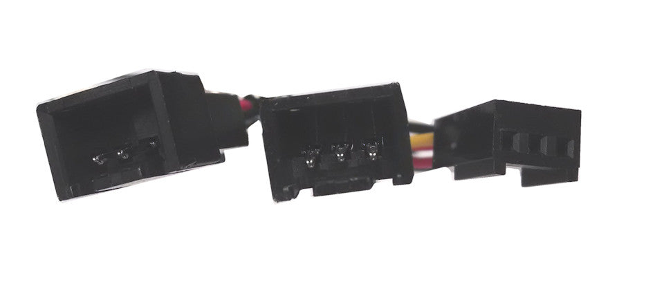 3 Pin Y Adapter Bare Wire - Splitter for Home Theater, Audio Systems & DIY Electronics - High-Quality Electrical Connector for Safe & Secure Wiring