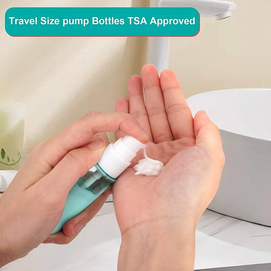 Wrixty Small Travel Spray Bottle Set of 3 - Leak Proof Mini Mist Bottles for Toner, Face & Hair - Perfect for Skincare, Makeup & Travel Essentials