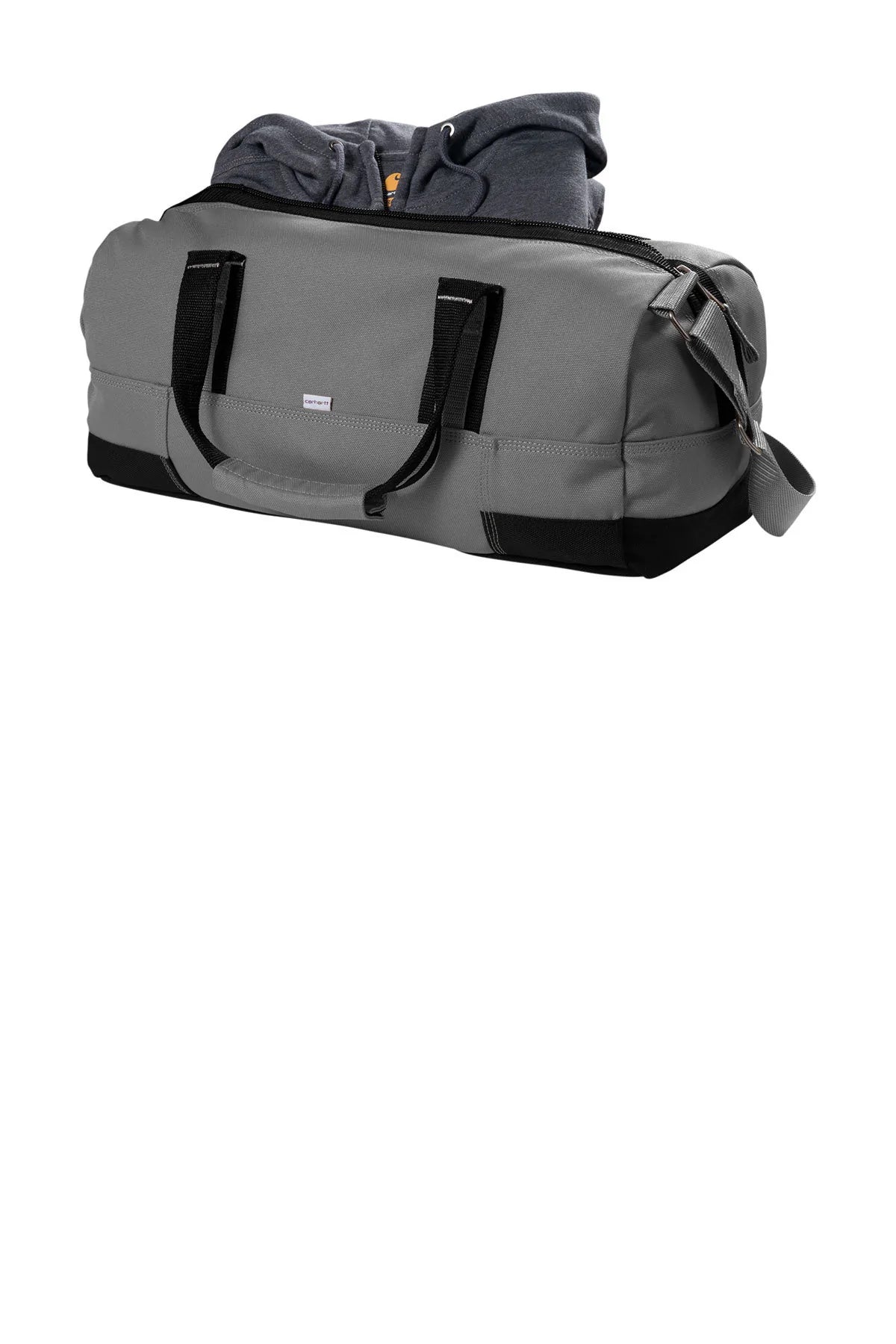 Carhartt 35L Foundry Series Customized Duffel Bag - Heavy Duty Grey Work & Travel Gear for Men | Perfect for Construction Sites, Gym & Weekend Getaways