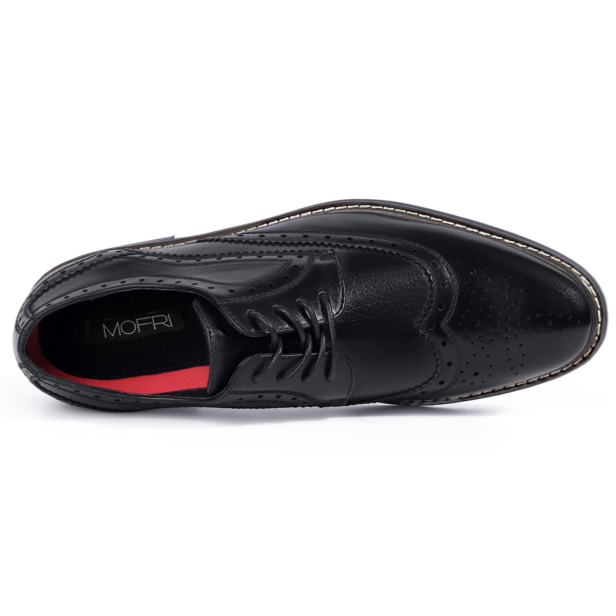 Premium Men's Dress Shoes - Formal Cap Toe Oxford Business Shoes for Men | Comfortable & Stylish | Perfect for Weddings, Office & Formal Events