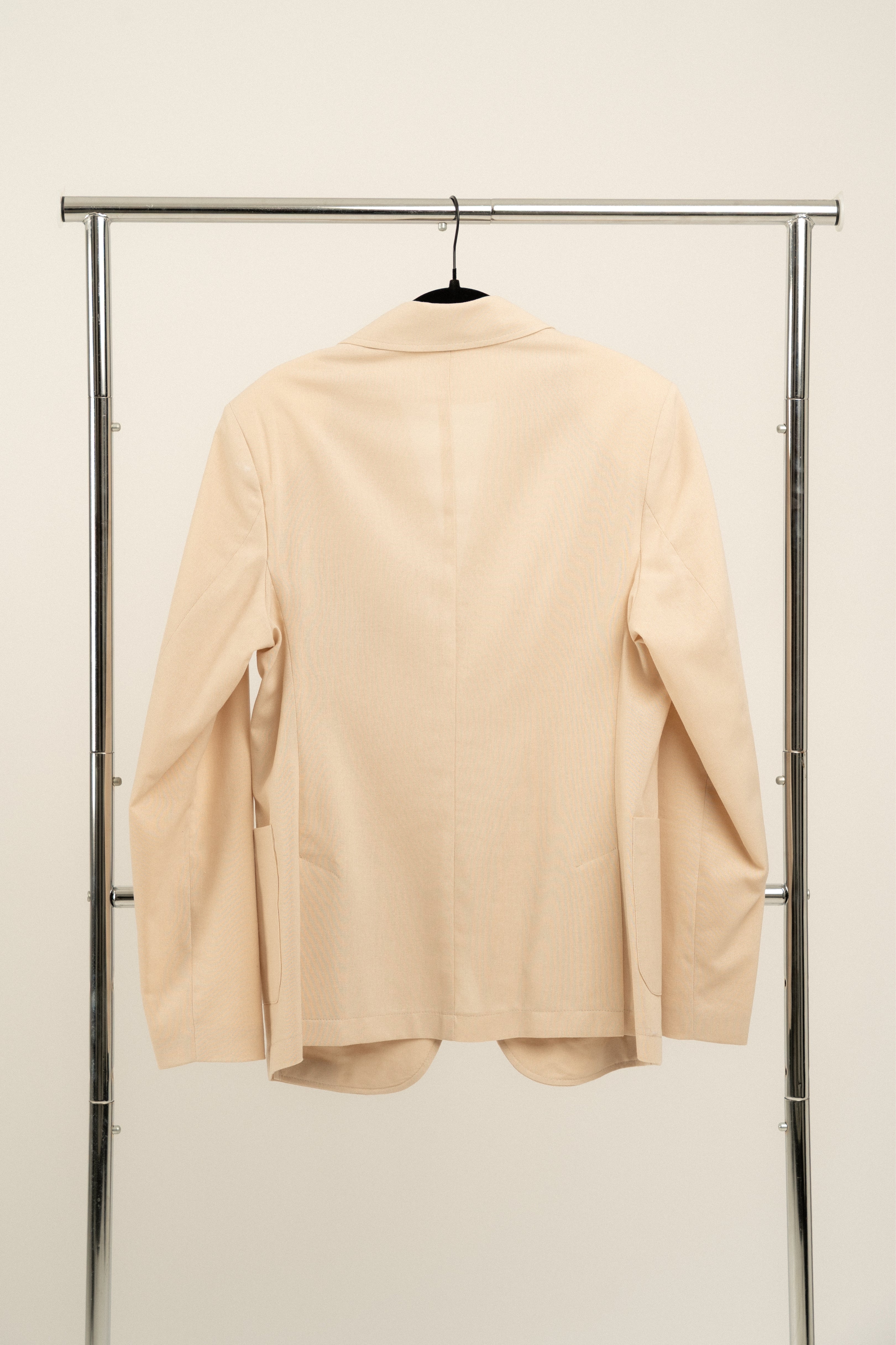 Stylish Newport Beige Linen Blazer for Women - Lightweight Summer Business Casual Jacket - Perfect for Office Wear, Weddings & Outdoor Events