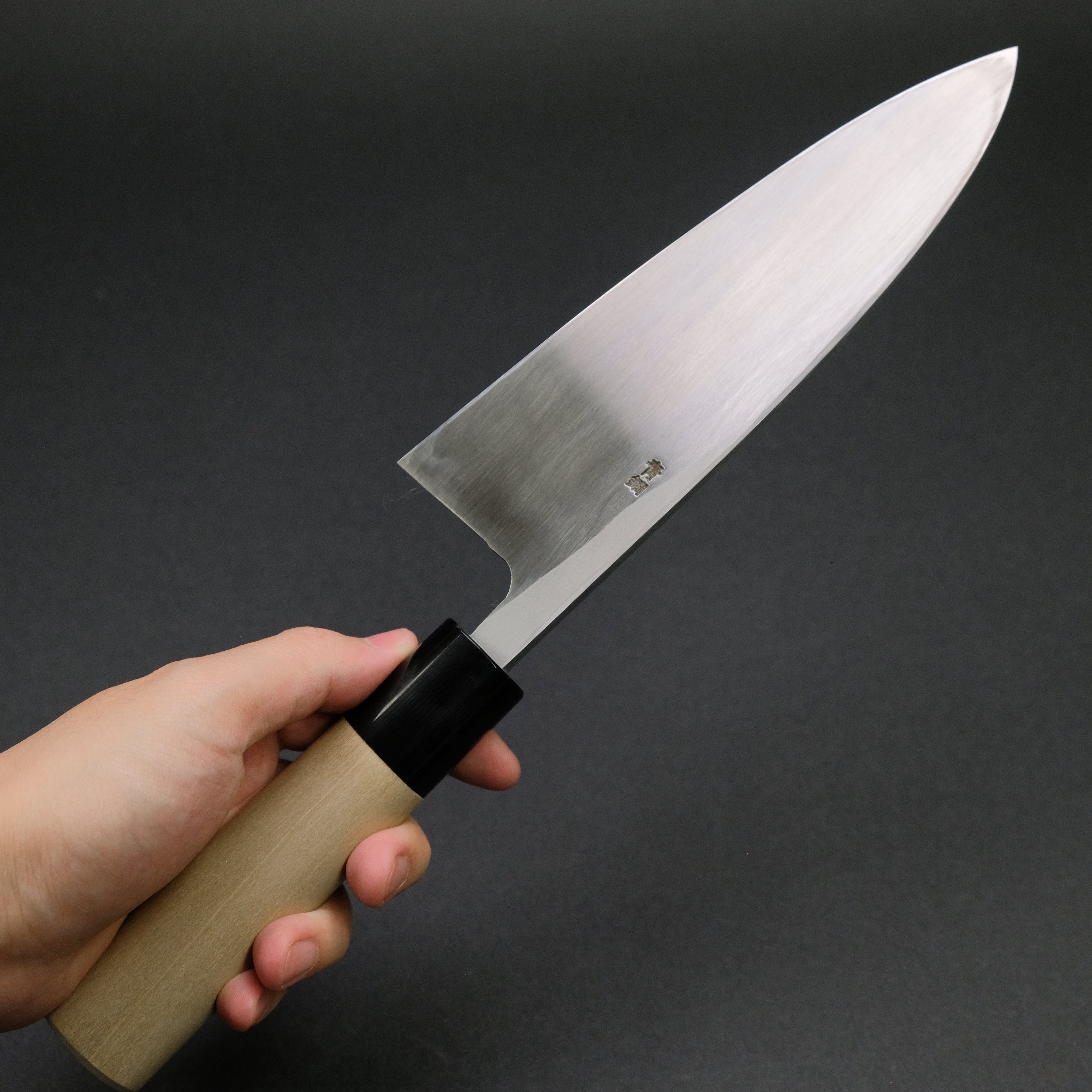 Hitohira Gorobei Blue #2 Deba Knife 180mm - Japanese Chef Knife with Ho Wood D-Shaped Handle - Perfect for Sushi, Fish Filleting & Asian Cuisine