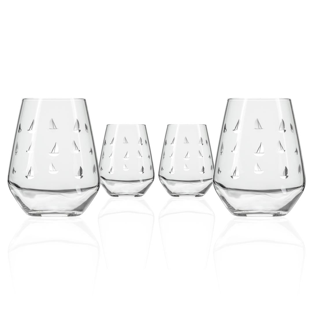 18oz Stemless Wine Tumbler Glasses - Set of 12 | Shatterproof & Dishwasher Safe | Perfect for Parties, Picnics, and Outdoor Gatherings