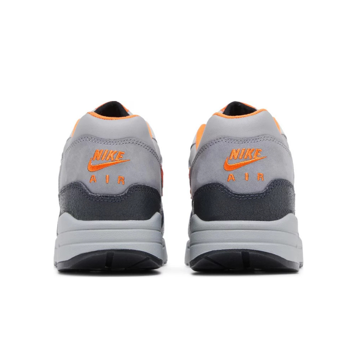 Nike Air Max 1 SP HUF Sneakers - Brilliant Orange/Anthracite/Medium Grey/Gunsmoke Colorway - Men's Running Shoes for Jogging, Gym & Streetwear Fashion