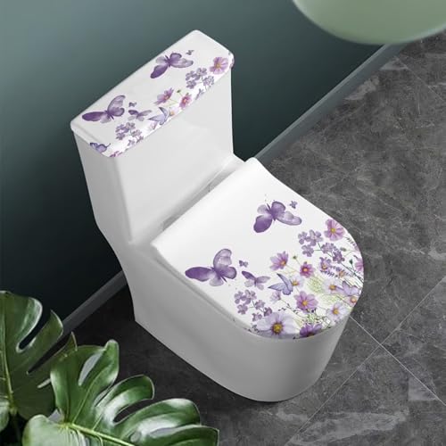 Purple Floral Butterfly