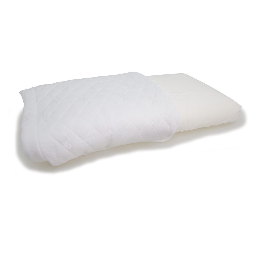 Allcare Streamline Memory Foam Therapeutic Pillow for Neck Pain Relief - Orthopedic Support Pillow for Side, Back & Stomach Sleepers - Perfect for Home, Travel & Office Use