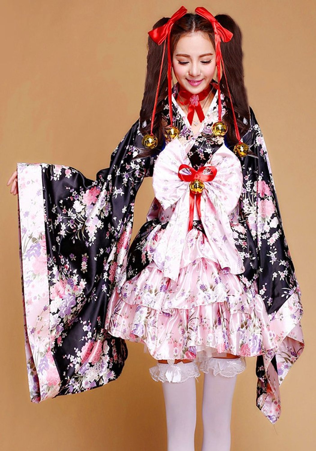 VSVO Anime Cosplay Lolita Halloween Fancy Dress - Japanese Kimono Costume for Women | Perfect for Cosplay Events, Halloween Parties & Anime Conventions