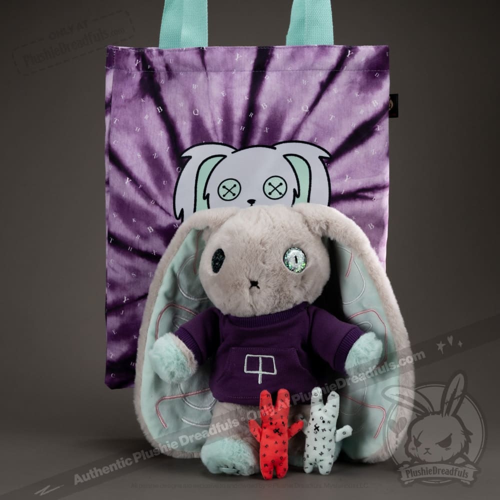 Plushie Dreadfuls Schizophrenia Rabbit II - Soft Stuffed Animal Toy for Mental Health Awareness, Anxiety Relief & Comfort | Perfect for Therapy, Gifts, and Collectibles