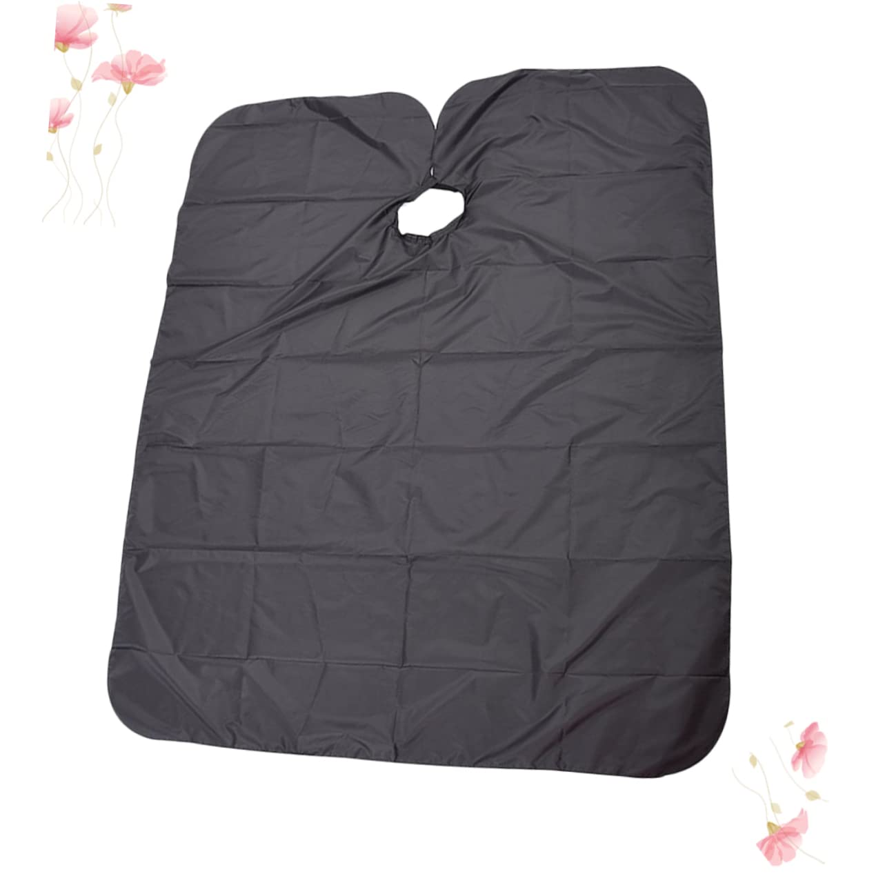 BIUDECO Professional Hair Cutting Cape for Kids & Adults - Barber Cloak with Dye Umbrella, Waterproof Hairdressing Gown for Salon, Home Use - Perfect for Hair Coloring, Perms, and Styling (Black)