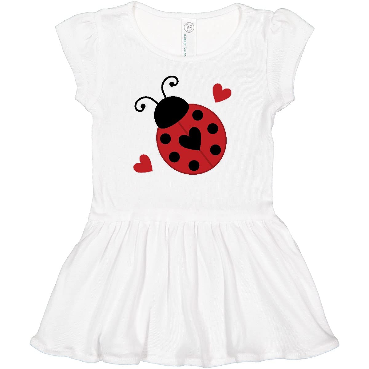 Inktastic Ladybug Lover Red and Black Infant Dress - Adorable Baby Girl Outfit for Parties, Photos & Everyday Wear