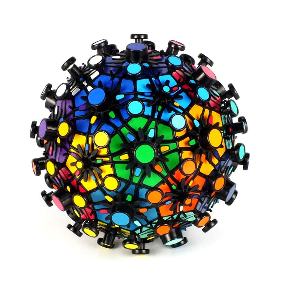 DIY Football Magic Cube Stickers - 3D Speed Puzzle Brain Teaser for Kids - Creative Educational Toys for Boys & Girls - Perfect for Birthday Gifts, Party Favors and STEM Learning Activities