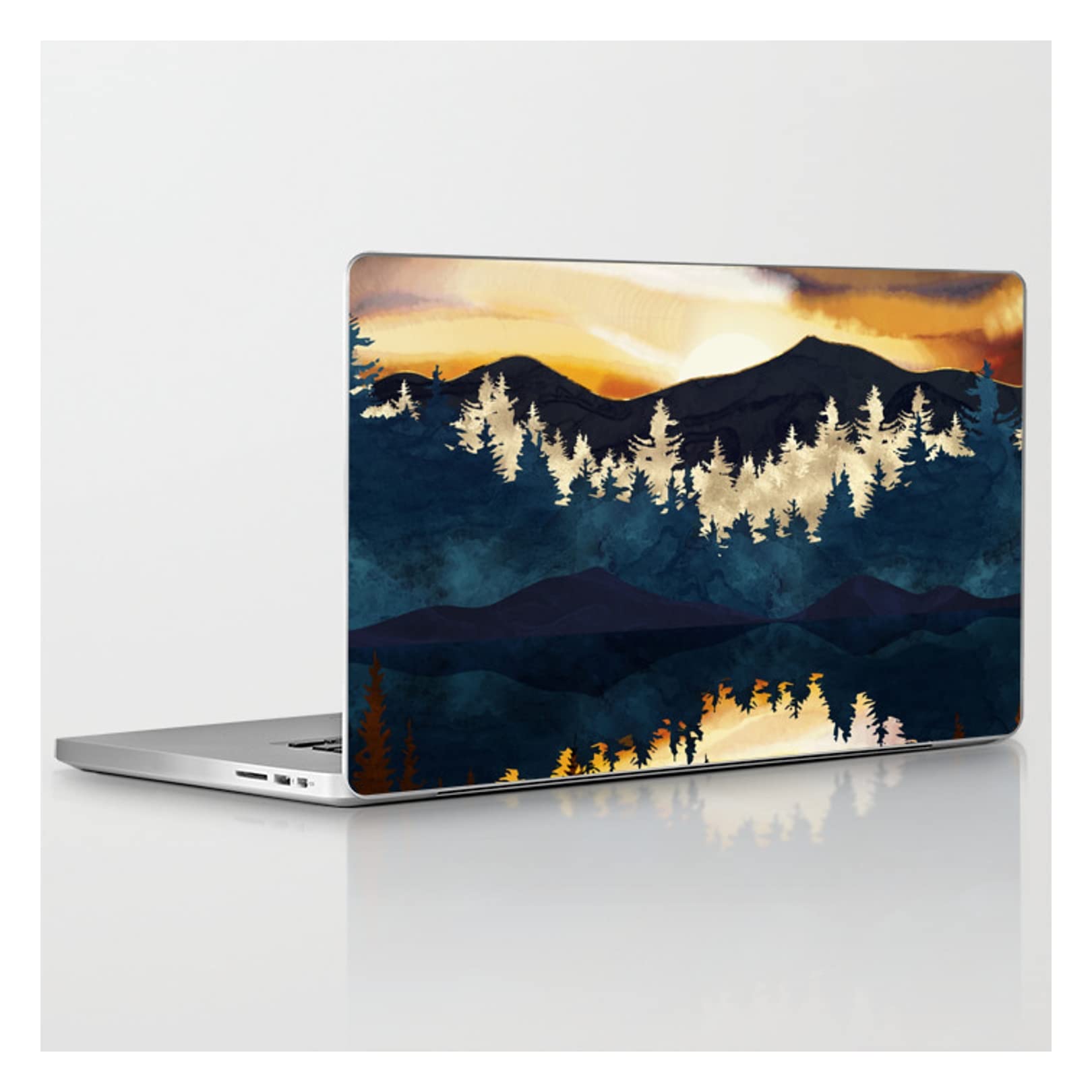 Fall Sunset Laptop Skin for MacBook Pro 13 Inch Retina - Spacefrogdesigns Art Vinyl Decal | Perfect for Work, School & Travel