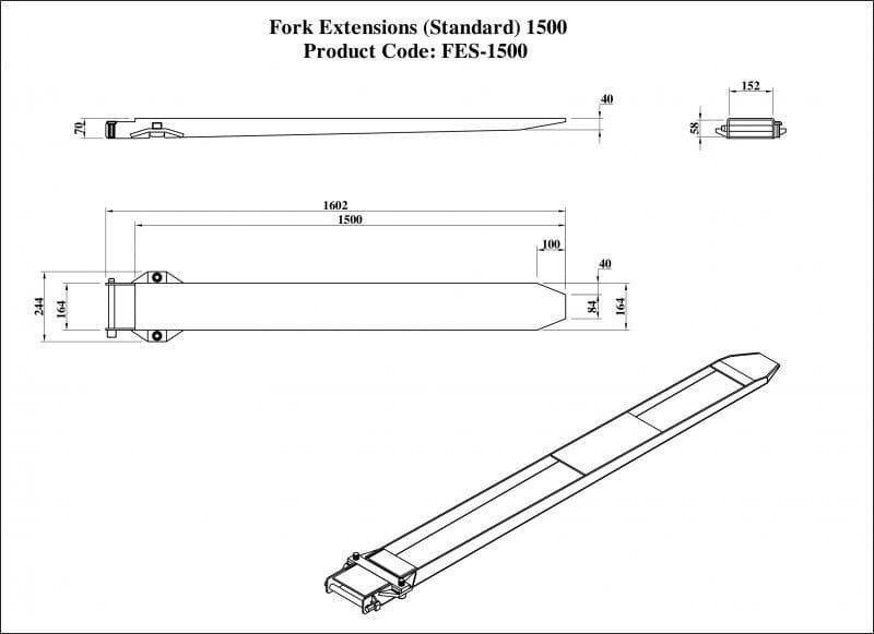 Aardwolf Fork Extensions (Standard) - Heavy Duty Utensil Grip Enhancers for Better Control - Perfect for BBQ, Camping & Kitchen Use