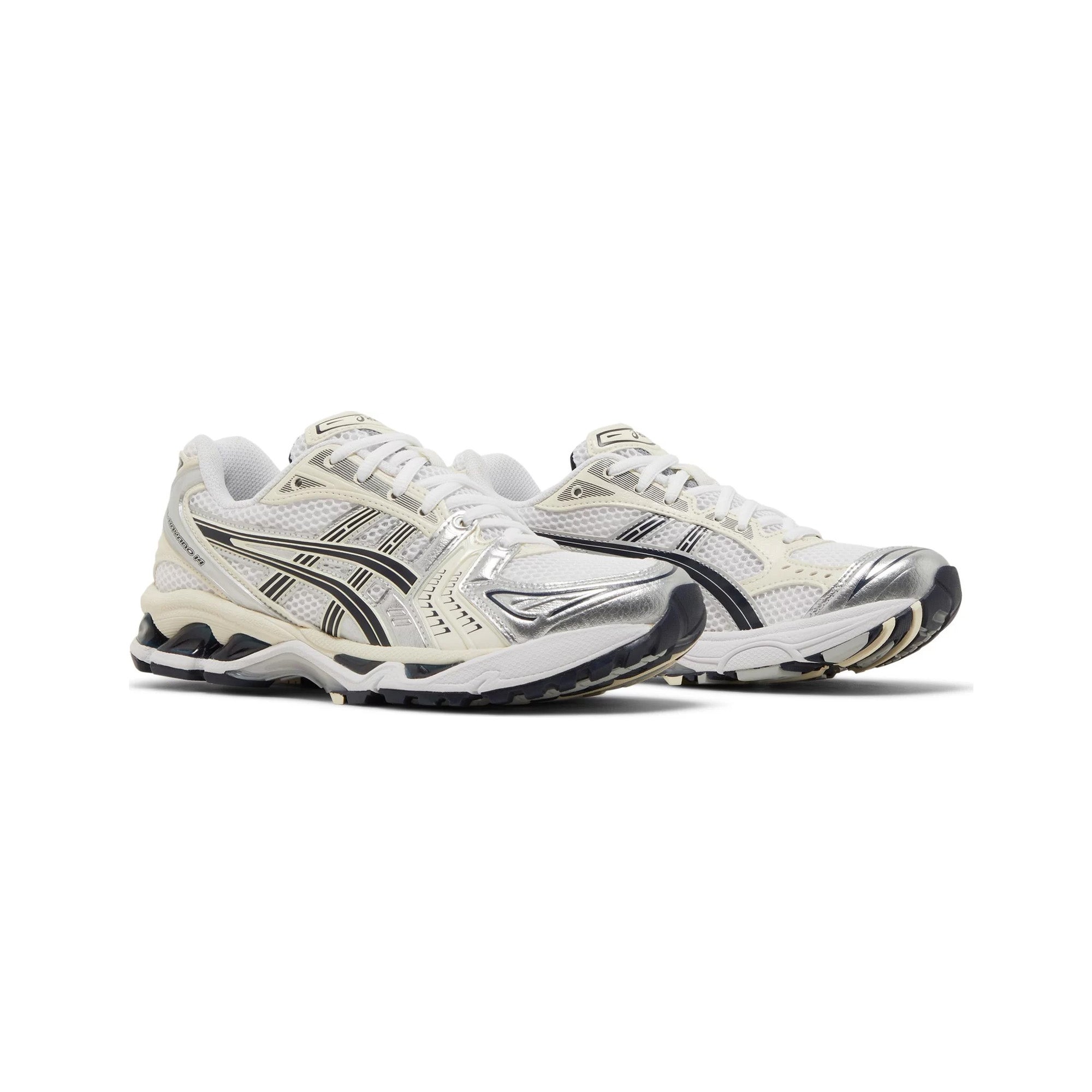 ASICS Gel Kayano 14 Women's Running Shoes - White Midnight (2023) | Lightweight Cushioned Support for Road Running, Jogging & Gym Workouts