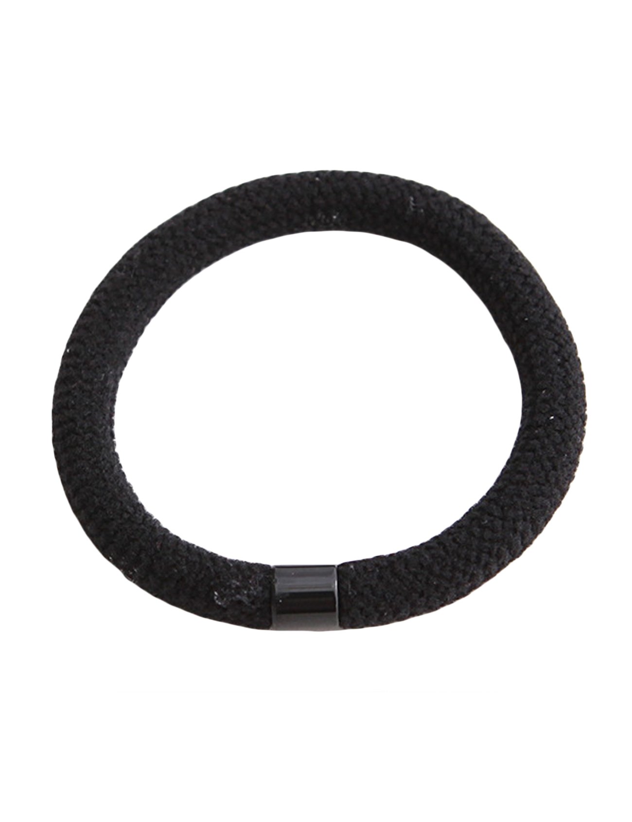 Elastic Hair Ties for Women - Soft Stretch Ponytail Holders, Black Hair Accessories for Gym, Yoga, Workout and Everyday Use