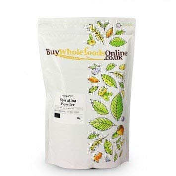 Organic Spirulina Powder 1kg - Premium Whole Foods Superfood for Smoothies, Detox & Energy Boost - Vegan, Non-GMO, Gluten-Free