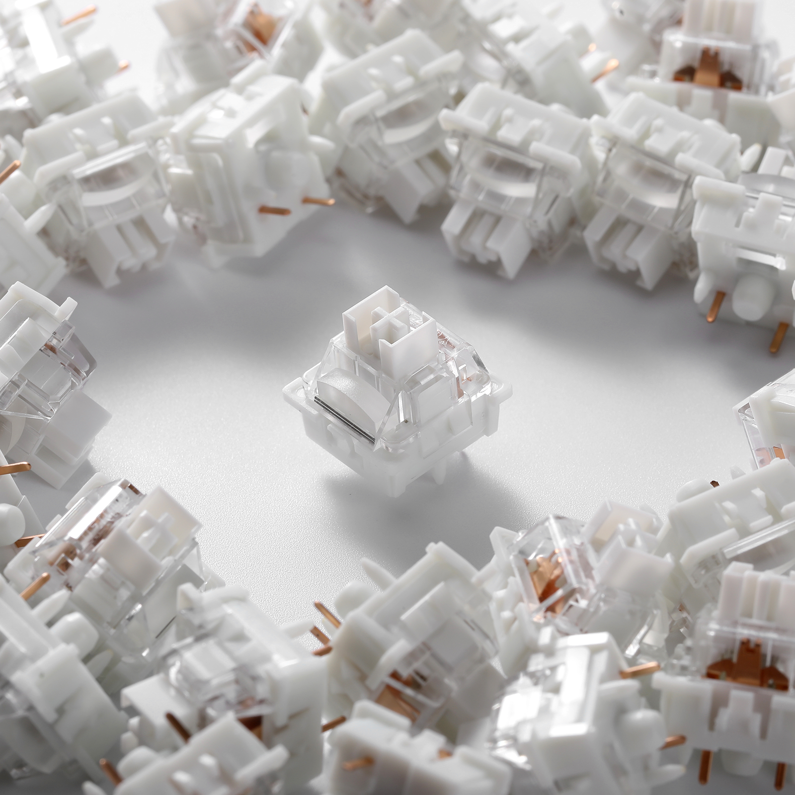 YUNZII Milk V2 5 Pin Mechanical Keyboard with Linear Switches - Perfect for Gaming, Typing & Office Work