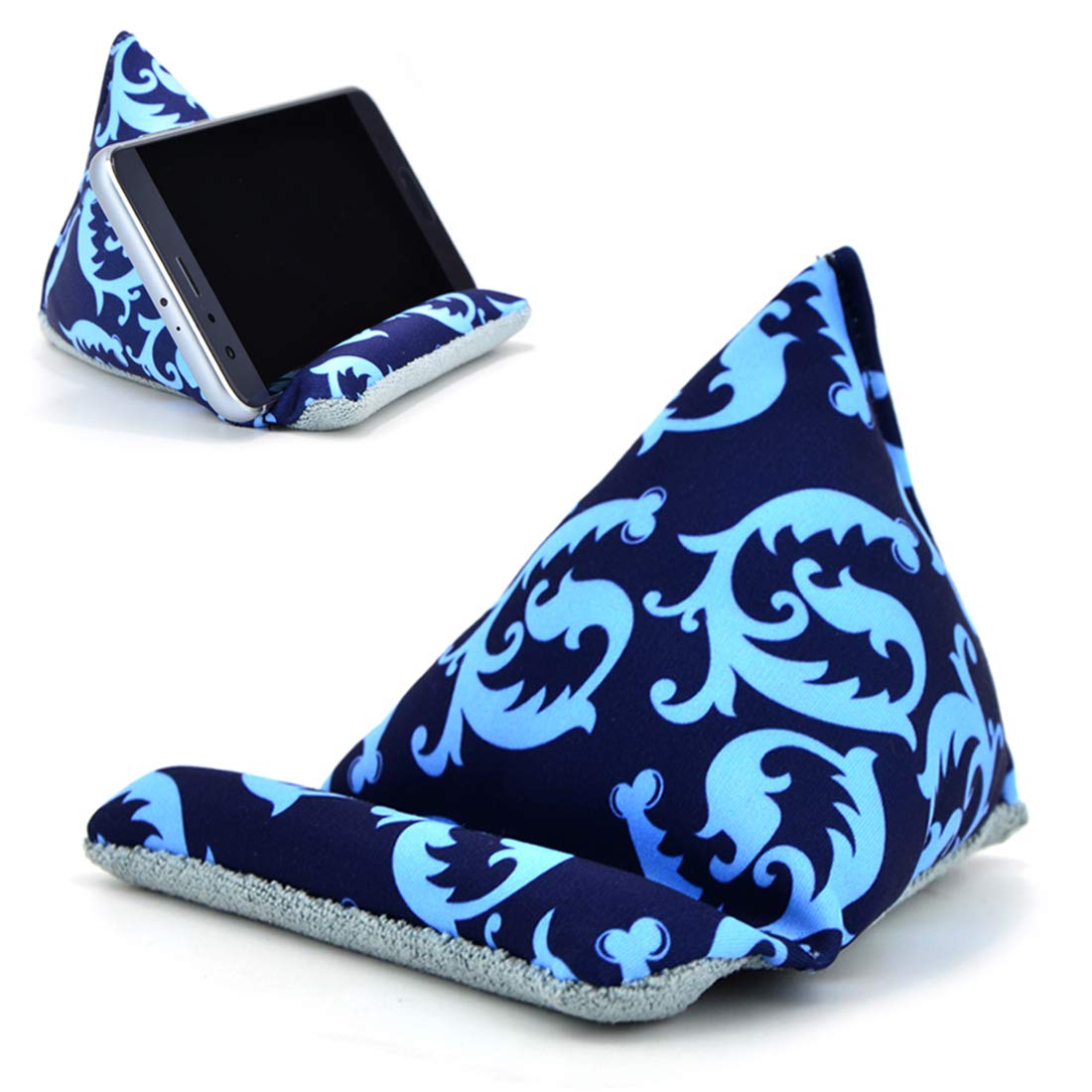 Fabric Phone Stand for iPhone 13/14 - Desk Holder & Pillow Support for Comfortable Viewing