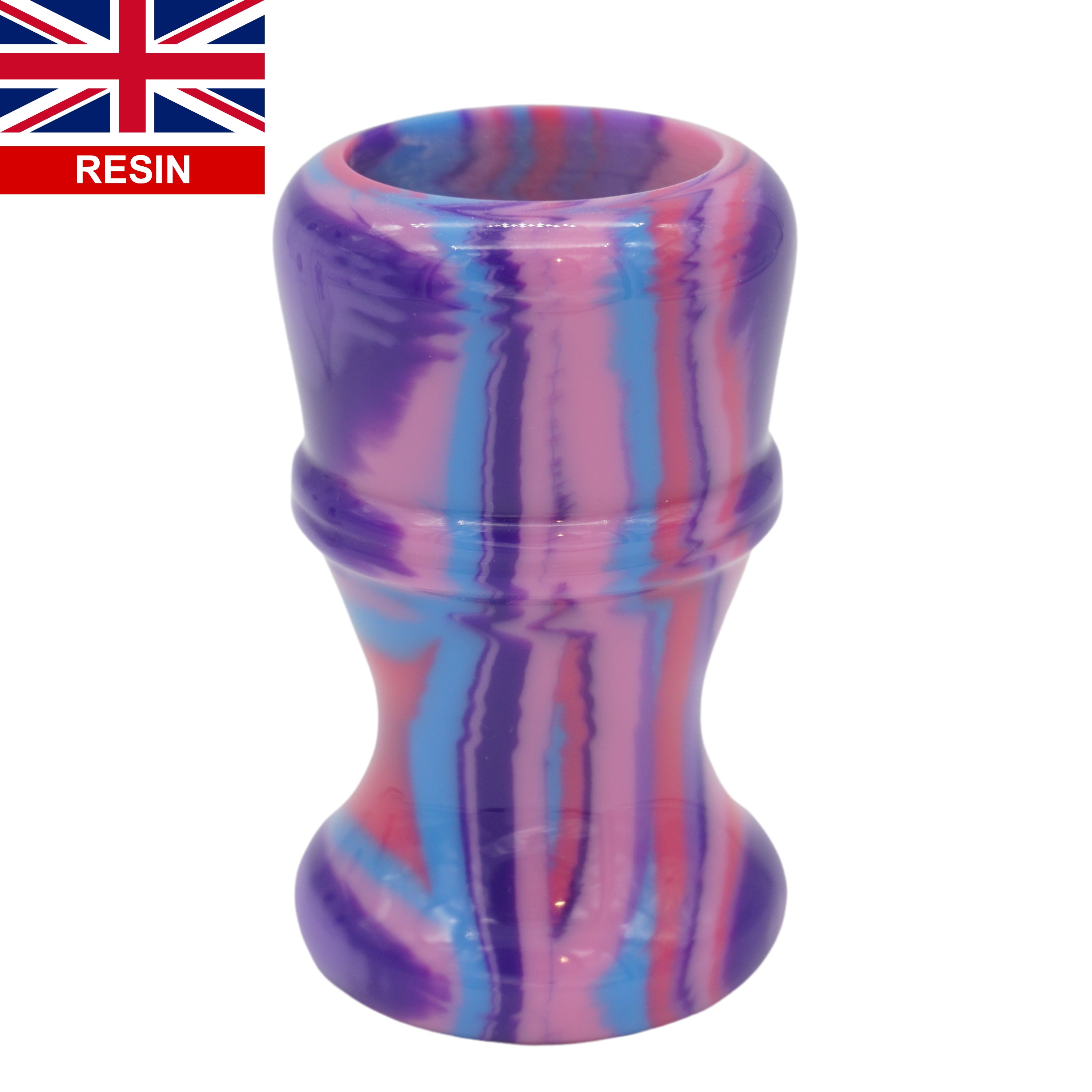 Premium Handmade Purple Haze Shaving Brush Handle - Compatible with 24mm & 26mm Knots - Perfect for Wet Shaving & Grooming Gifts for Men