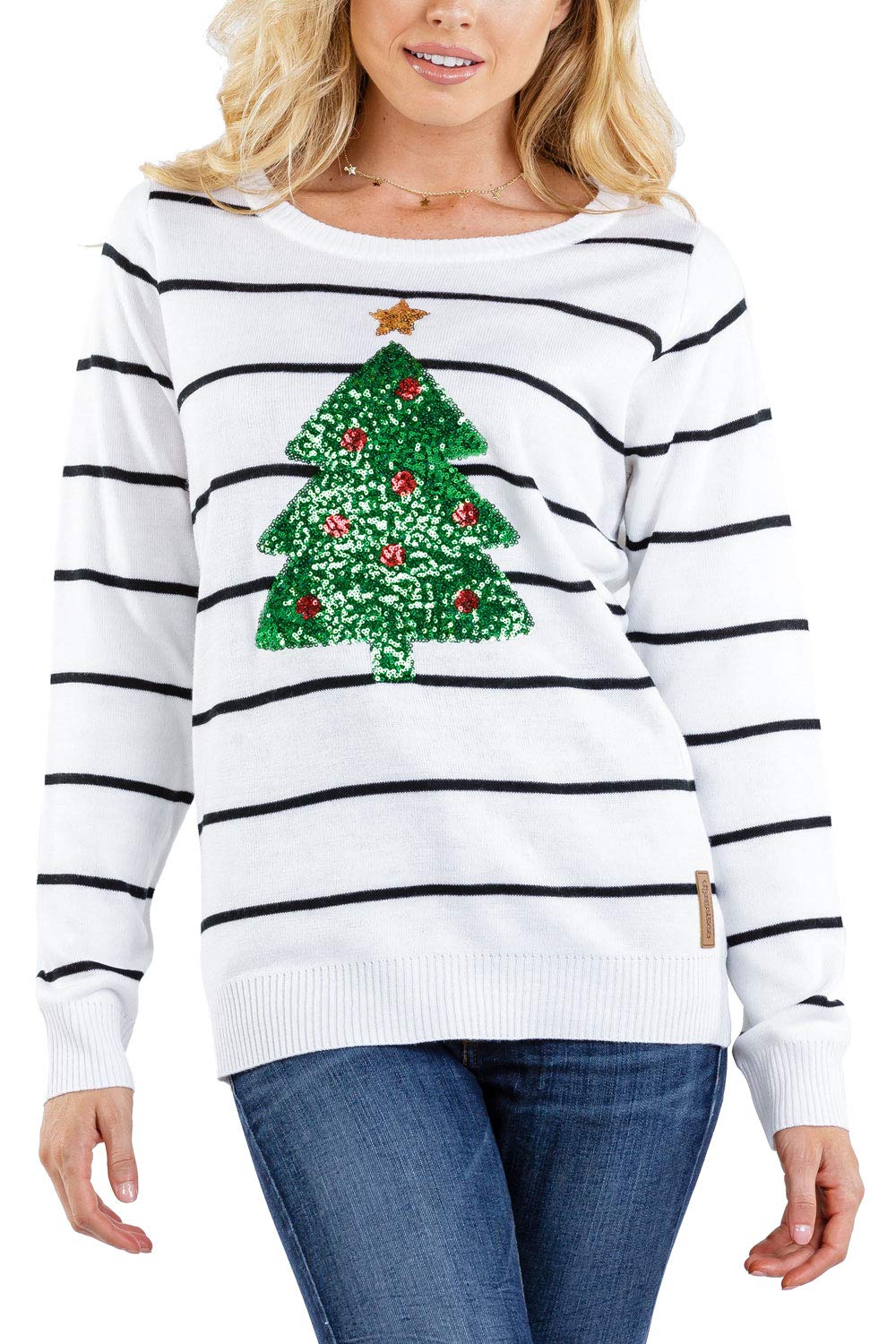Festive Ugly Christmas Sweaters for Women - Interactive Holiday Party Games & Fun Surprises - Perfect for Xmas Gatherings, Office Parties & Family Celebrations