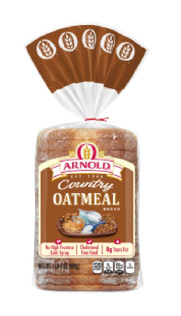 Oroweat Country Oatmeal Sliced Bread - 24oz Whole Grain Sandwich Bread for Breakfast, Toast & Healthy Snacks