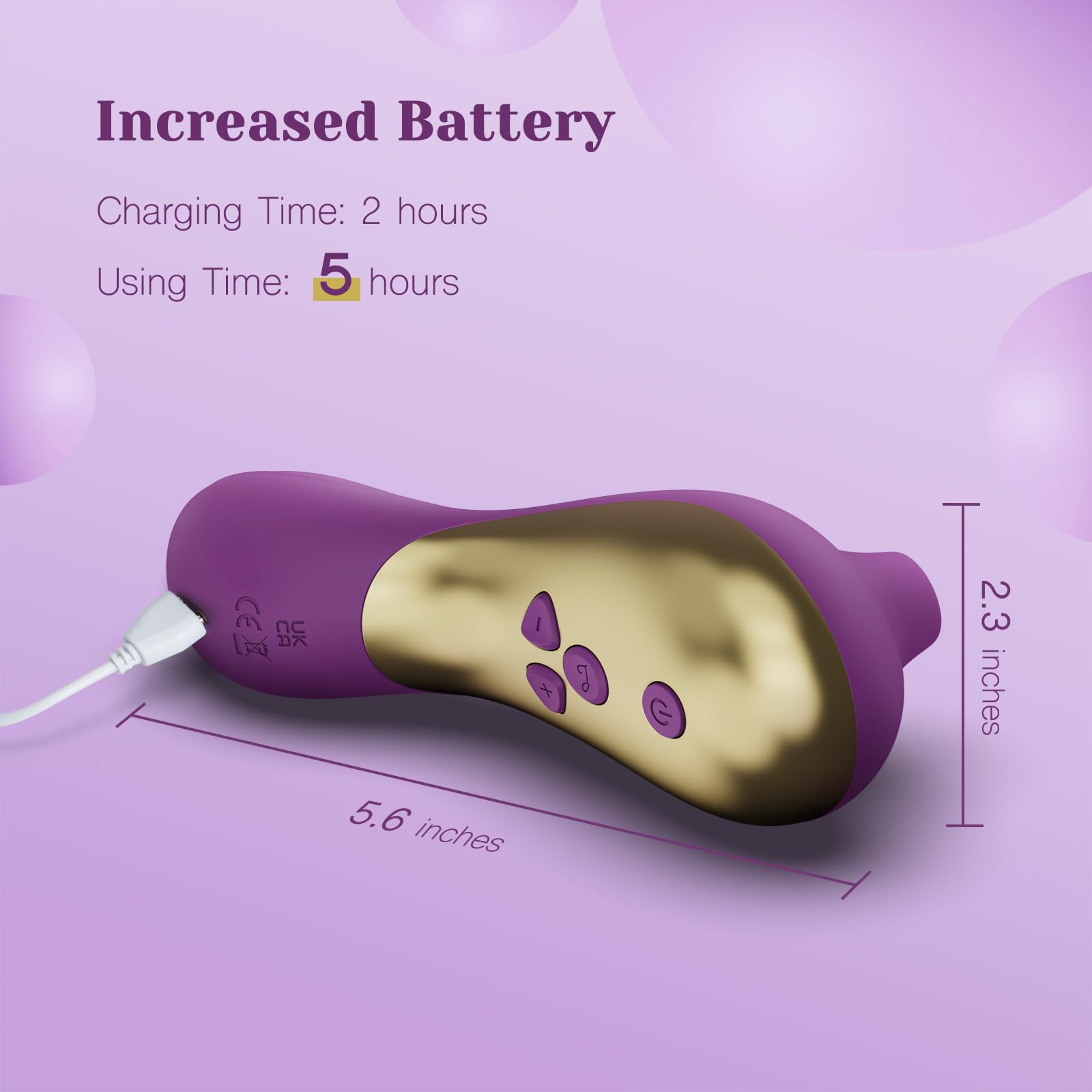 Best Women's Sucking Vibrator - Tracy's Dog Clitoral Stimulator with 10 Suction Modes & 3 Detachable Heads, Mini Rose Sex Toy for Female & Nipple Pleasure - Perfect for Solo Play, Couples & Sensual Massage