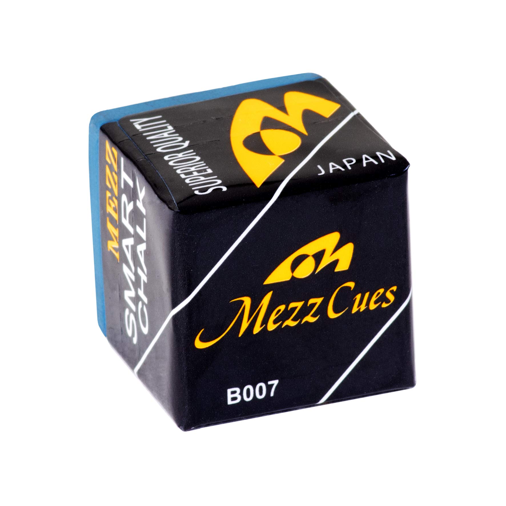 Premium Mezz Smart Pool Cue Billiard Chalk - Blue (1 Piece) - Professional Snooker & Pool Accessories for Enhanced Grip & Precision Shots