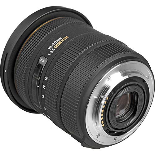 Sigma 10-20mm f/3.5 EX DC HSM Wide Angle Lens for Canon APS-C DSLR Cameras - Black | Perfect for Landscape, Architecture & Travel Photography