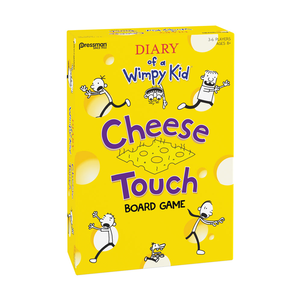 Diary of a Wimpy Kid Cheese Touch Interactive Board Game for Kids & Families - Fun Party Game Night Activity for Teens and Children