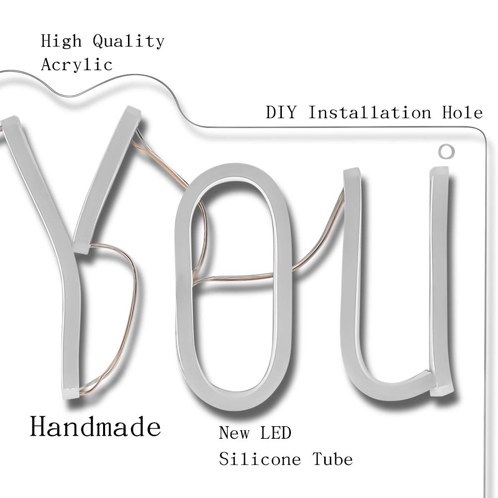 All You Need is Love LED Neon Sign - Warm White Wall Decor for Bedroom, Living Room, Bar & Wedding Decorations