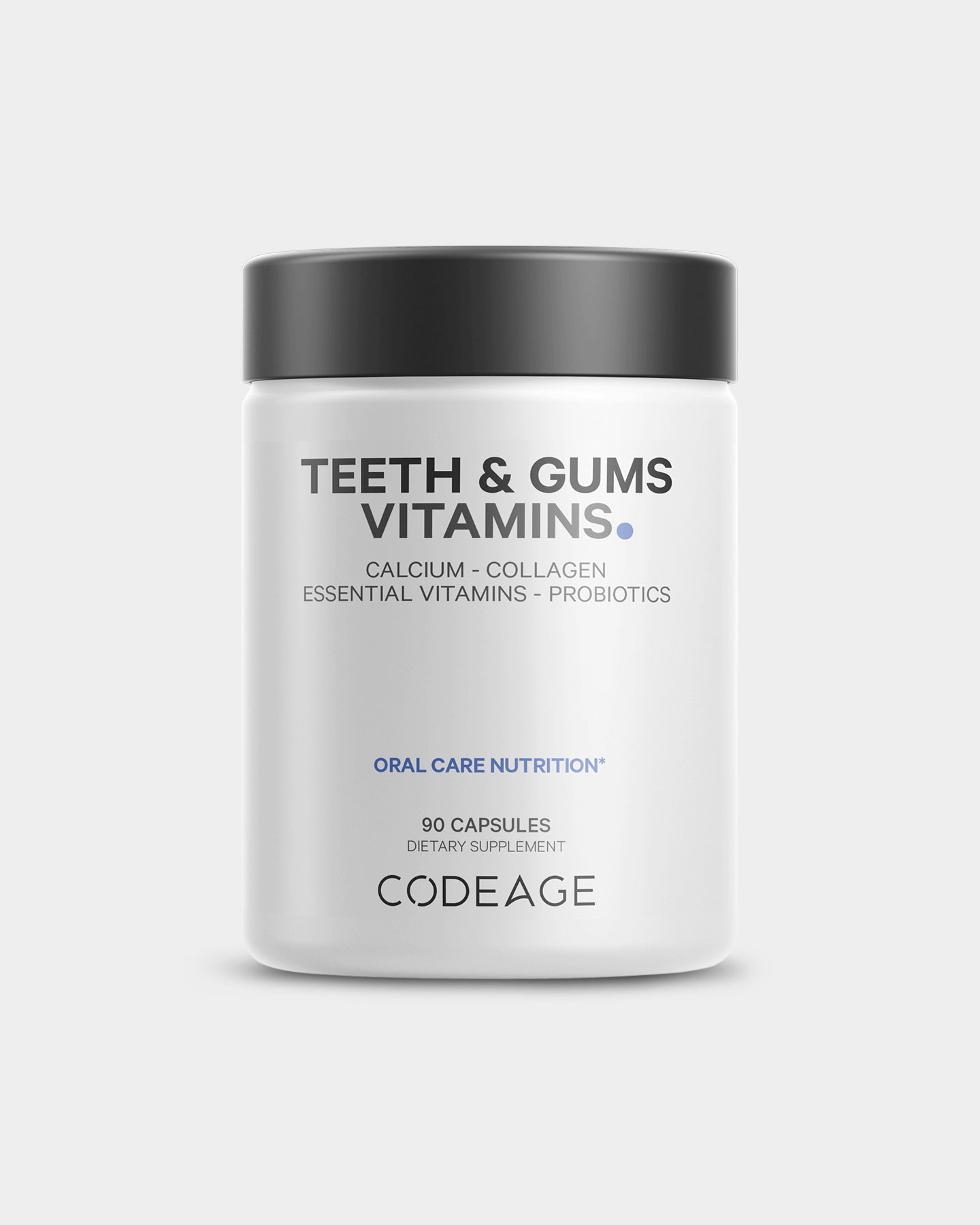 Codeage Teeth & Gums Supplement - Advanced Oral Care Formula for Healthy Teeth & Strong Gums | Supports Gum Health & Tooth Strength | Ideal for Daily Dental Care & Oral Hygiene Routine