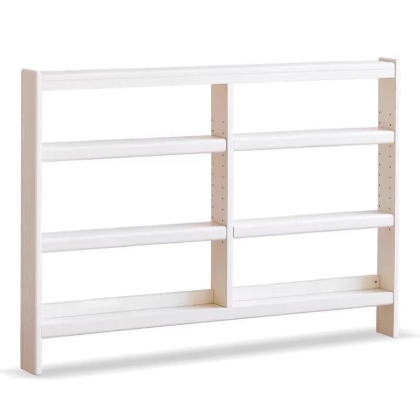 Oak Solid Wood Ultra Narrow Storage Rack - Space-Saving Shelf for Small Rooms, Bathroom, Kitchen & Closet Organization