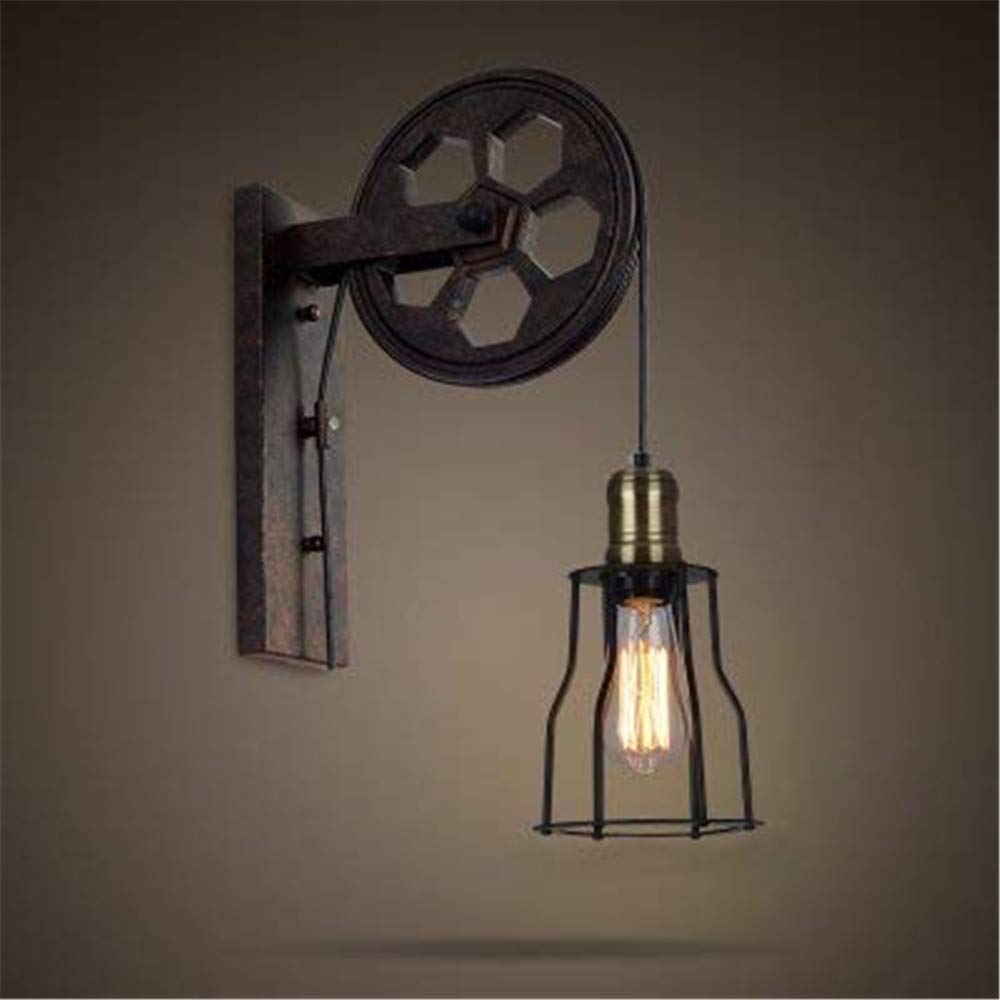 Vintage Industrial Wall Sconce Light - Adjustable 5.9