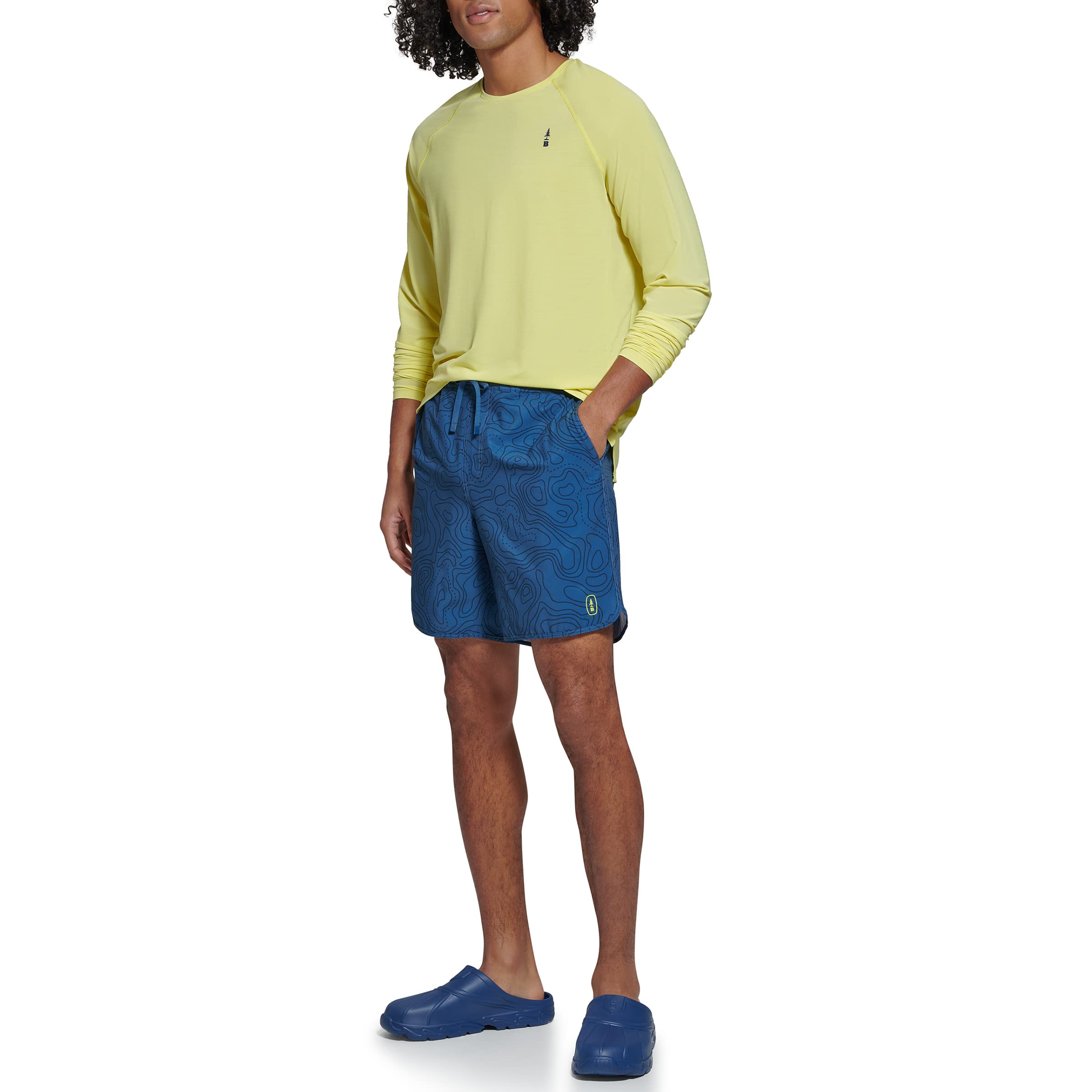 BASS OUTDOOR Men's Quick-Dry Woven Shorts - Lightweight Outdoor Hiking & Casual Summer Shorts for Men | Perfect for Camping, Beach, and Travel