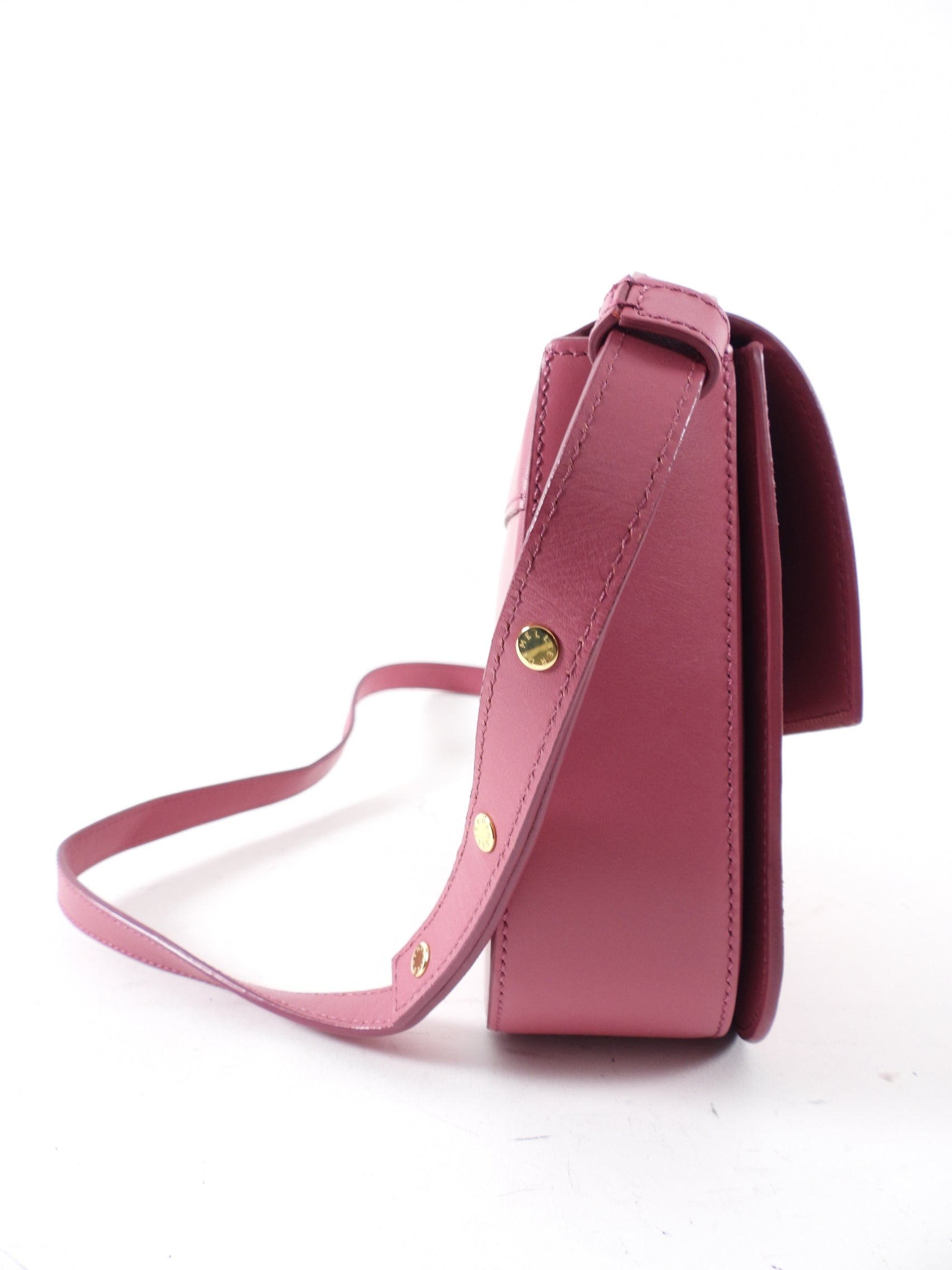 Demellier Vancouver Flap Bag in Dark Rose Pink - Stylish Crossbody Purse for Women, Perfect for Work, Travel & Everyday Use