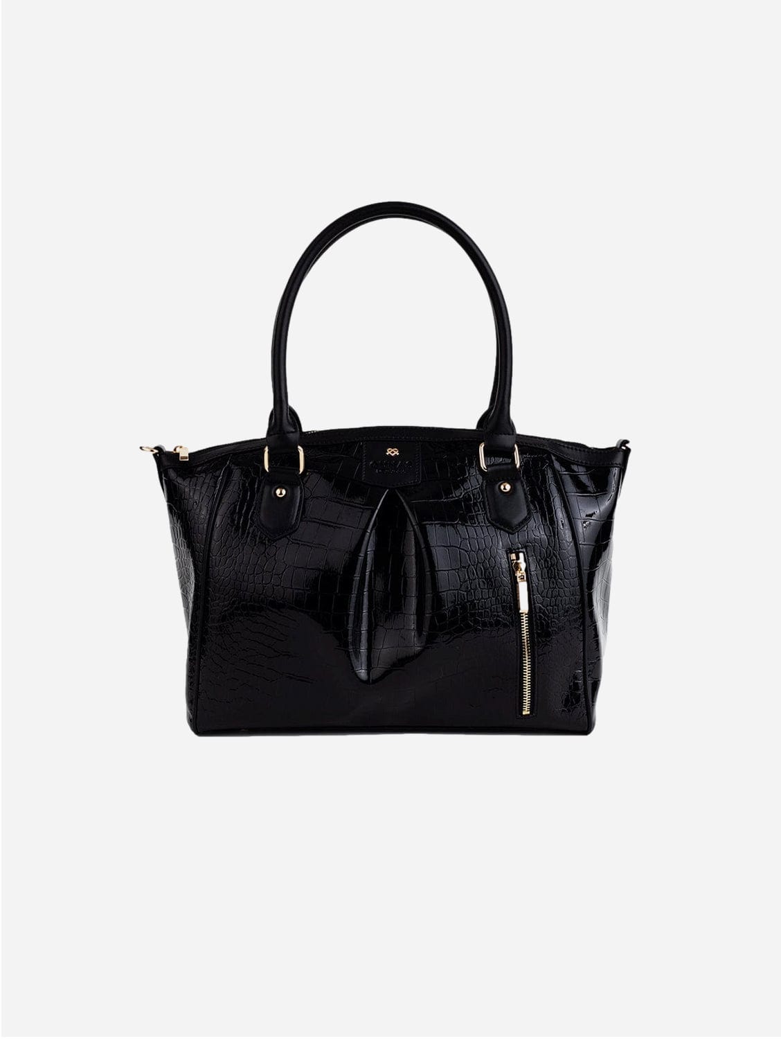 Madison Vegan Leather Handbag for Women - Stylish Black Crossbody Purse with Adjustable Strap | Perfect for Work, Travel & Everyday Use