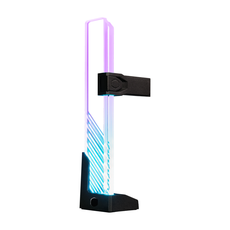 Cooler Master ARGB GPU Support Bracket - MCA U000R GSBTG 00 CM MasterAccessory for Gaming PC Setup | RGB Graphics Card Holder for Enhanced Cooling & Aesthetics | Perfect for Gaming Rigs & Workstations