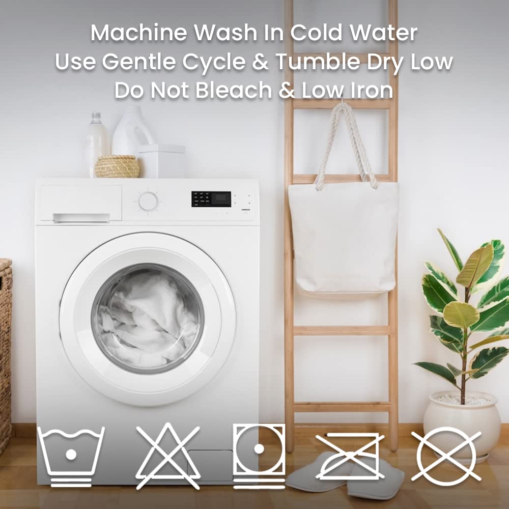 Printed Cotton Kitchen Towels Set of 3 - Super Absorbent & Soft for Dishes & Tea